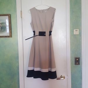 Timeless Sleeveless Dress by Calvin Klein